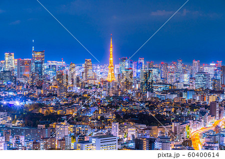 恵比寿ガーデンプレイスからの夜景　【東京都】 60400614