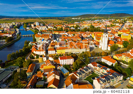 Historic center of Pisek with Church Historic center of Pisek with Church 60402118