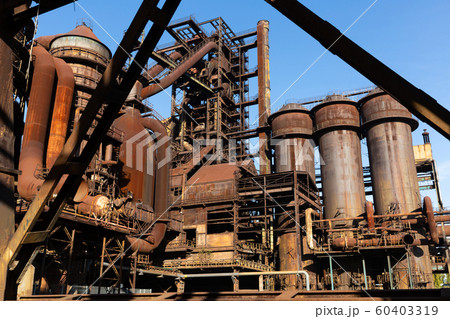 Closed metallurgical factory in Ostrava, Czech Republic 60403319