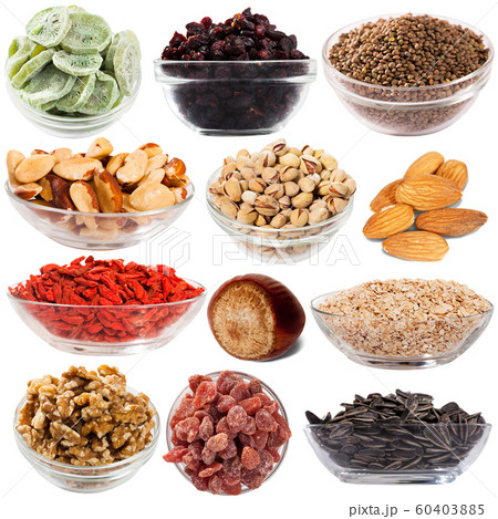 Collection of various dried bulk products 60403885
