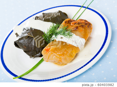 Stuffed cabbage and dolma 60403982