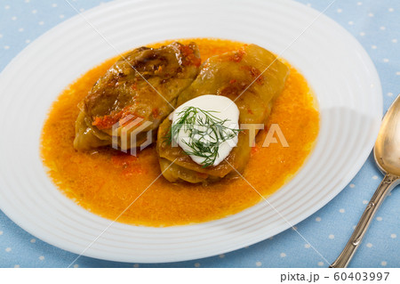 Stuffed cabbage leaves Stuffed cabbage leaves 60403997