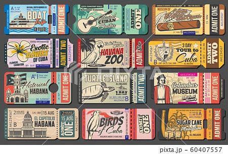 Tickets of museum, zoo, music concert. Cuba travel Tickets of museum, zoo, music concert. Cuba travel 60407557