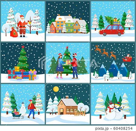 Christmas and New Year Winter Holidays Celebration Christmas and New Year Winter Holidays Celebration 60408254