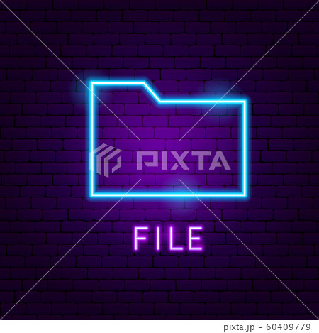 File Neon Label 60409779