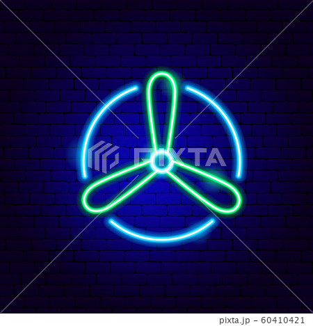 Wind Turbine Neon Sign 60410421