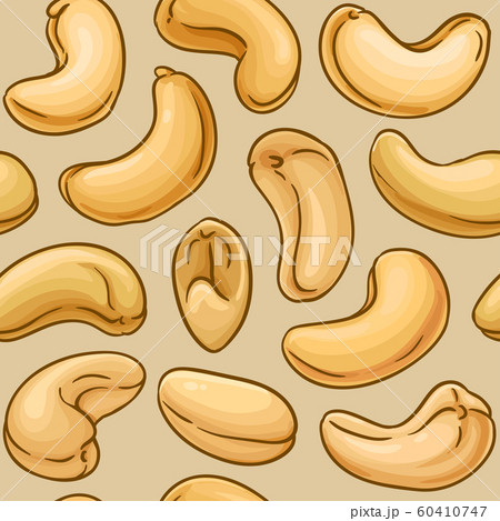cashew vector pattern 60410747