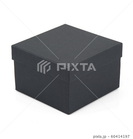 black carton box in white background 60414197