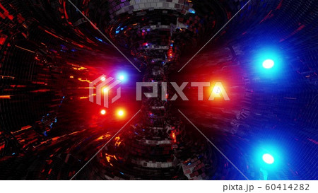 abstract nuclear reactor with glowing atom parrticles and nice reflections 3d illustration background wallpaper 60414282