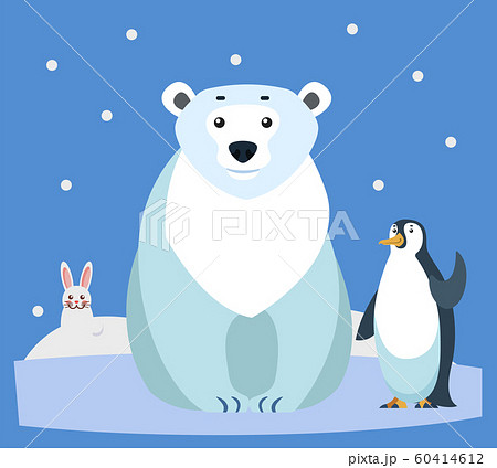 Wildlife Arctic Animals, Bear and Penguin, Rabbit Wildlife Arctic Animals, Bear and Penguin, Rabbit 60414612