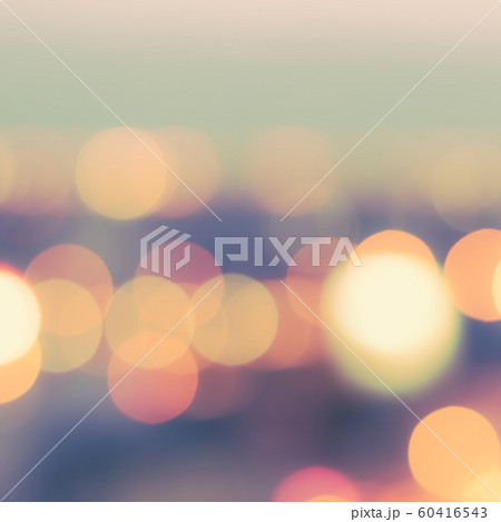Blur city background rooftop view of cityscape business building landscape night lights bokeh 60416543