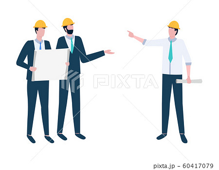Project Management, Workers Discussion Vectorのイラスト素材 [60417079] - PIXTA