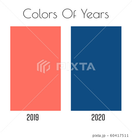 colors of the years 2019 and 2020 living coral and classic blue 60417511