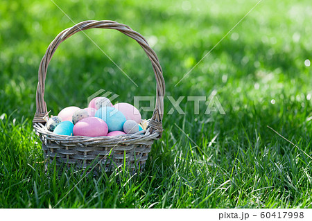 Easter eggs basket 60417998