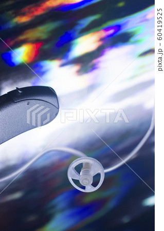 Hearing aid closeup isolated Hearing aid closeup isolated 60419525
