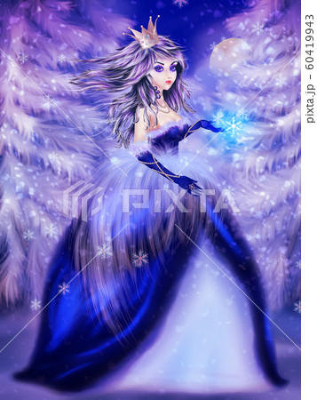 Winter Princessのイラスト素材