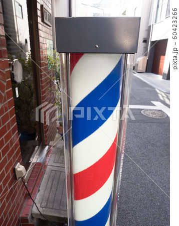 理髪店のサインポール 理髪店のサインポール 60423266