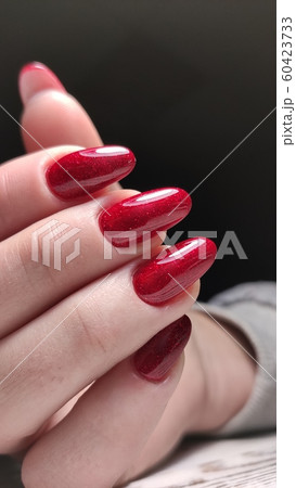 Autumn manicure. Beautyful nails design with 60423733