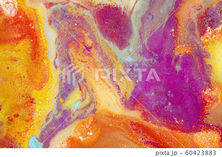 Abstract colored background from spilled paints Abstract colored background from spilled paints 60423883