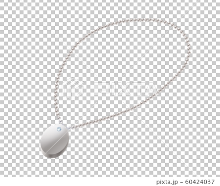 Necklace Diamond Platinum Silver 60424037