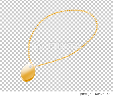 Necklace diamond gold 60424038