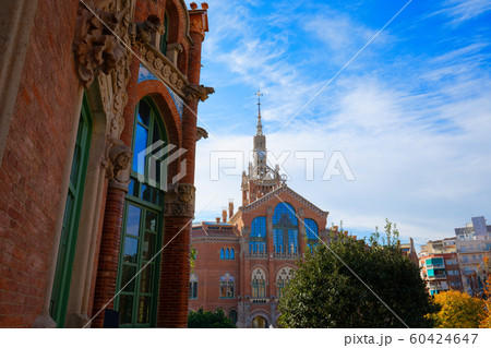 サンパウ病院　バルセロナ　世界遺産　庭園 60424647