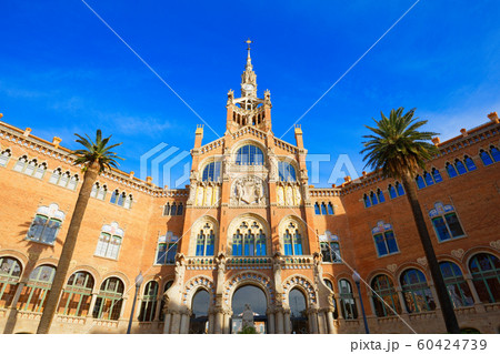 サンパウ病院　バルセロナ　世界遺産 60424739