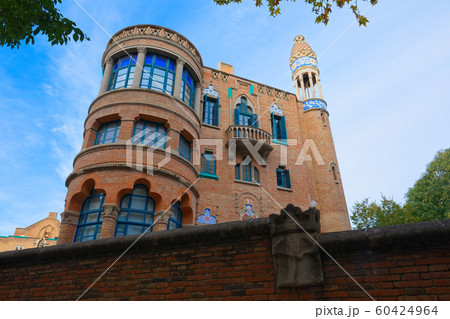 サンパウ病院　バルセロナ　世界遺産　庭園 60424964