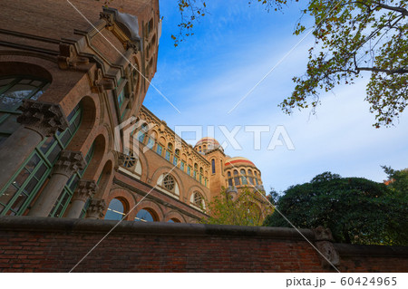 サンパウ病院　バルセロナ　世界遺産　庭園 60424965