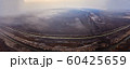 Aerial landscape. Fog above the fields 60425659