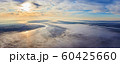 Aerial landscape. Fog above the fields 60425660