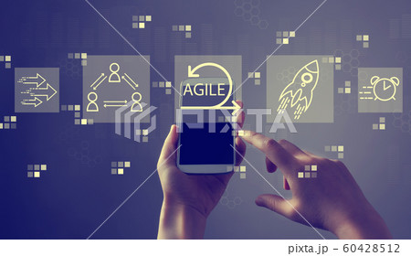 Agile concept with smartphone 60428512