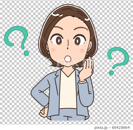 キャリアウーマンのイラスト 転職 仕事 スーツ 女性のイラスト素材