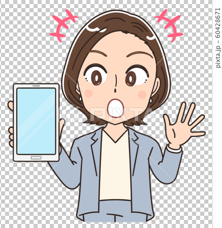 キャリアウーマンのイラスト 転職 仕事 スーツ 女性のイラスト素材