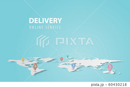 Smartphone technology application.Delivery service Smartphone technology application.Delivery service 60430218
