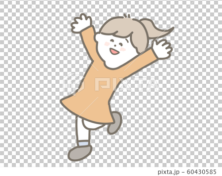 すごく喜んでいる女の子 60430585