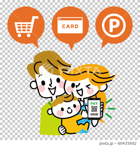 Cashless PAY family point smile 60435692