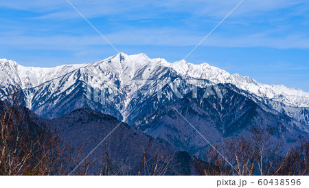 鍬ノ峰から望む爺ヶ岳・鹿島槍ヶ岳・五竜岳 (12月) 鍬ノ峰から望む爺ヶ岳・鹿島槍ヶ岳・五竜岳 (12月) 60438596