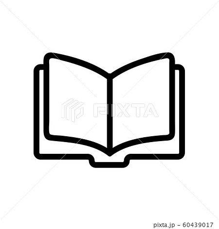 book icon vector. Isolated contour symbol illustration 60439017