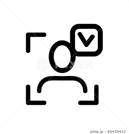 verification successful vector icon. Isolated contour symbol illustration verification successful vector icon. Isolated contour symbol illustration 60439432