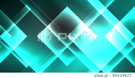 Neon shiny color squares on black, modern template Neon shiny color squares on black, modern template 60439625