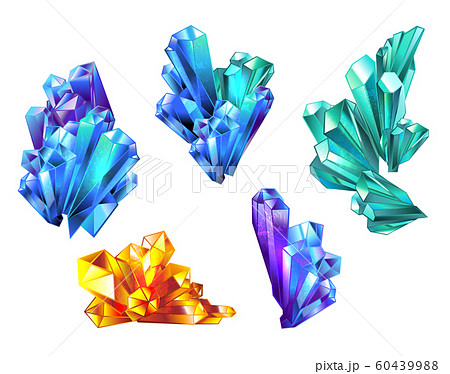 Crystal Collection Stock Illustration