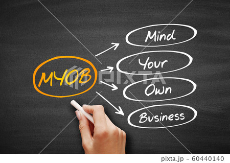 MYOB - Mind Your Own Business, acronym 60440140