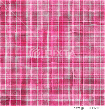 Watercolor stripe plaid seamless pattern. Colorful 60442056