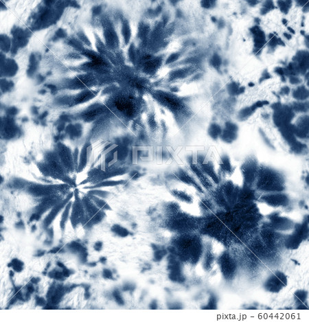 Tie dye shibori seamless pattern. Watercolour 60442061
