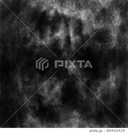 Scary abstract darkly Halloween face. Black and 60442429