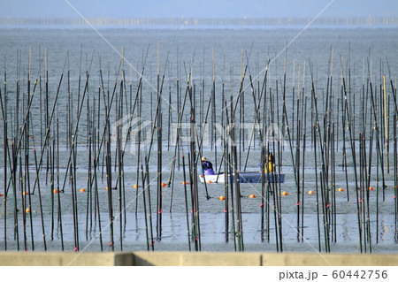 大牟田市 三池港 海苔船、 大牟田市 三池港 海苔船、 60442756