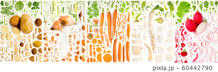 Root Vegetable Slice and Leaf Collection 60442790