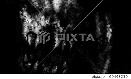 Terrible fanged muzzle monster climbs out of the 60443250