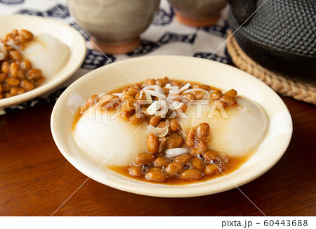 納豆餅　和食　伝統食　日本食　おもち　丸餅 60443688